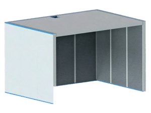 Soundproof extraction cabins